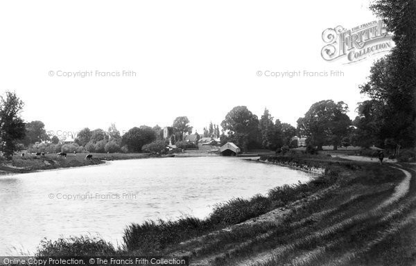 Photo of Shepperton, River Thames And Church 1899