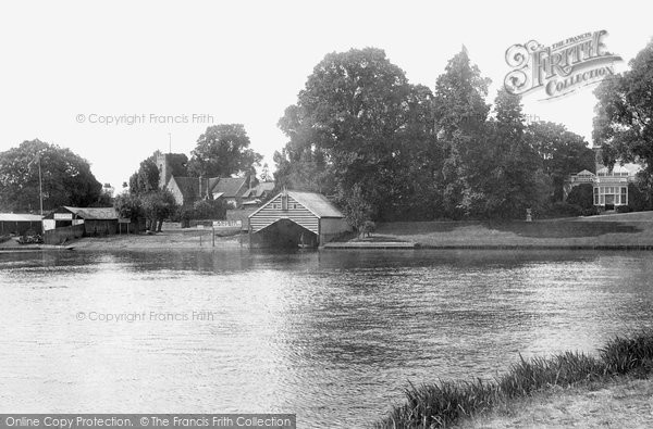 Photo of Shepperton, River Thames  And St Nicholas Church 1899