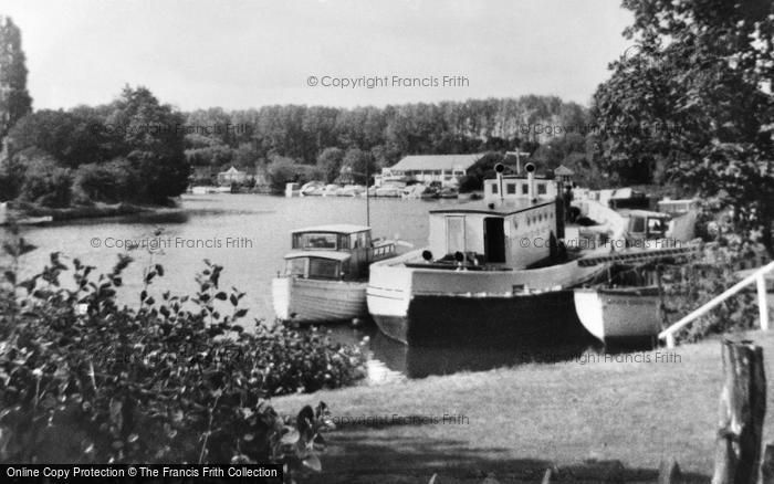 Photo of Shepperton, The Thames c.1955