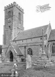 The Church c.1955, Shepton Beauchamp