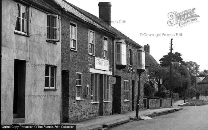 Photo of Shepton Beauchamp, 'the Family Shop' c.1955