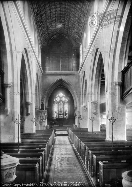 Photo of Shepton Mallet, Church Interior 1899