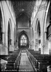 Church Interior 1899, Shepton Mallet
