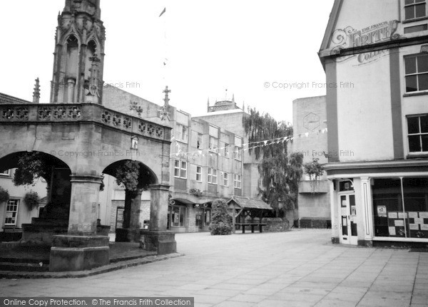 Photo of Shepton Mallet, The Cross And Market Place 2003