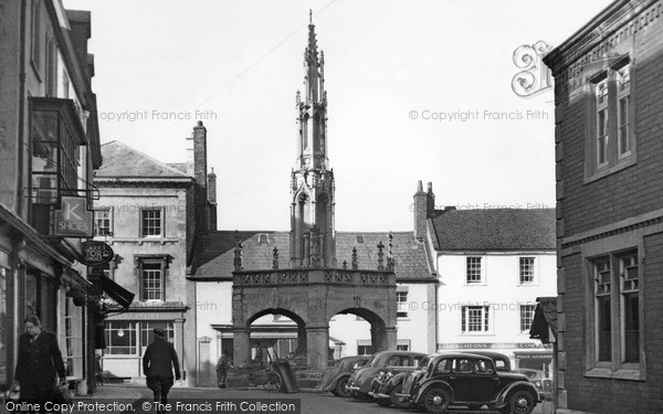 Photo of Shepton Mallet, The Market Place And Cross c.1955
