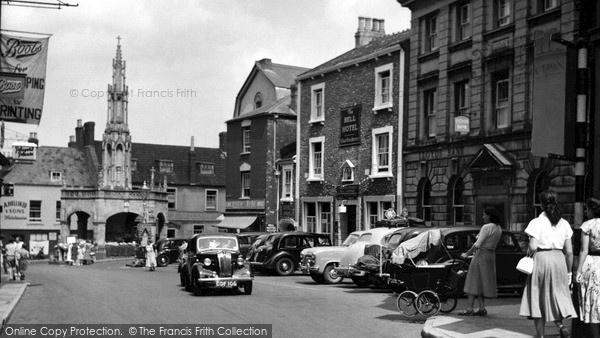 Photo of Shepton Mallet, The Square And Cross c.1955
