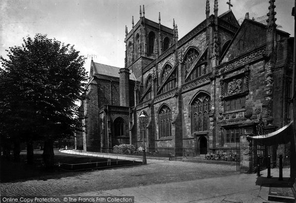Photo of Sherborne, Abbey And Lady Chapel 1924