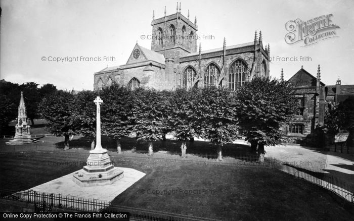Photo of Sherborne, Abbey And War Memorial 1924
