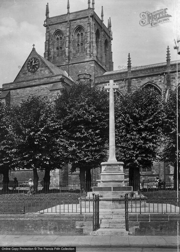 Sherborne, Abbey and War Memorial 1924
