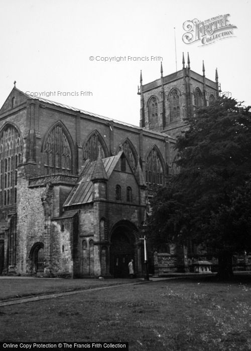 Photo of Sherborne, Abbey c.1950