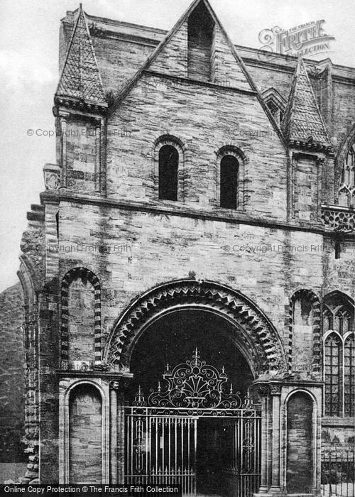Photo of Sherborne, Abbey, Norman Porch c.1887