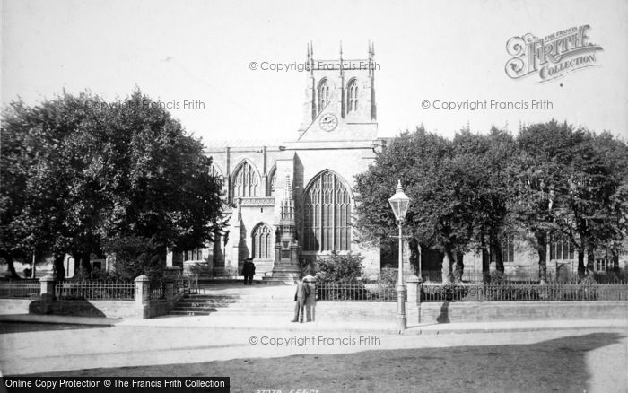 Photo of Sherborne, Abbey South Side 1895