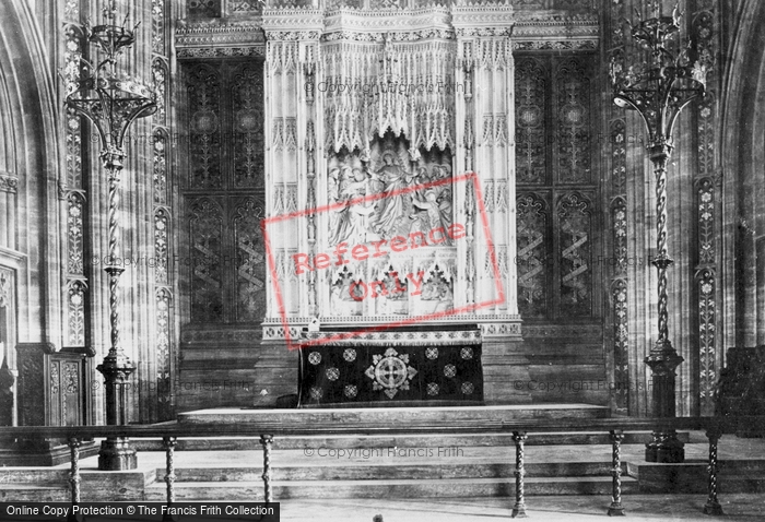 Photo of Sherborne, Abbey, The Reredos 1887