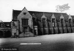 Boys' School, The Quadrangle c.1960, Sherborne