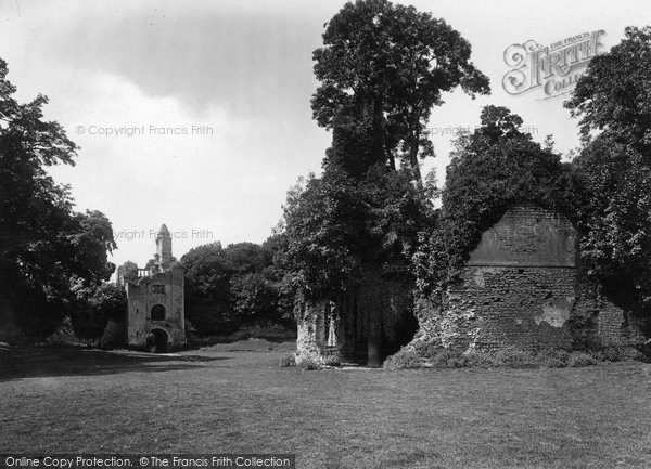 Photo of Sherborne, Castle Ruins 1924