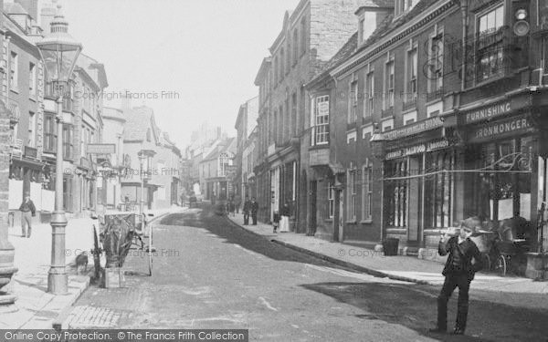 Photo of Sherborne, Cheap Street, A Boy 1892