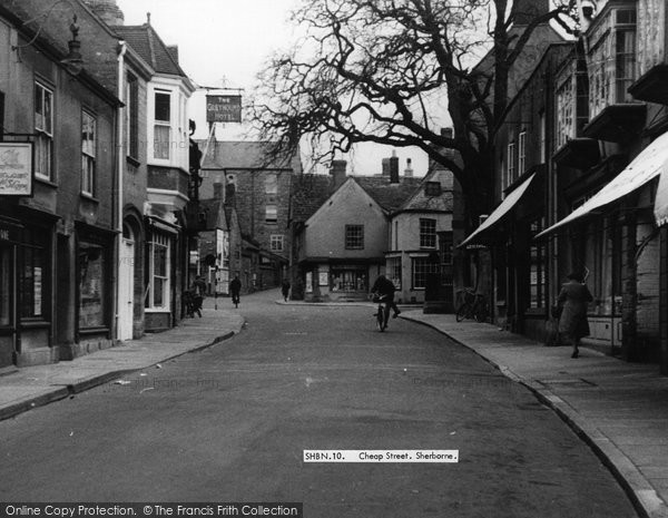 Photo of Sherborne, Cheap Street c.1950