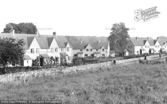 Photo of Sherborne, Council Houses c.1955