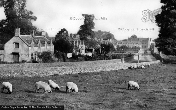 Photo of Sherborne, From Meadow c.1955
