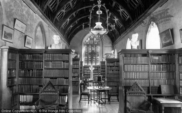 Photo of Sherborne, Kings School Library 1900