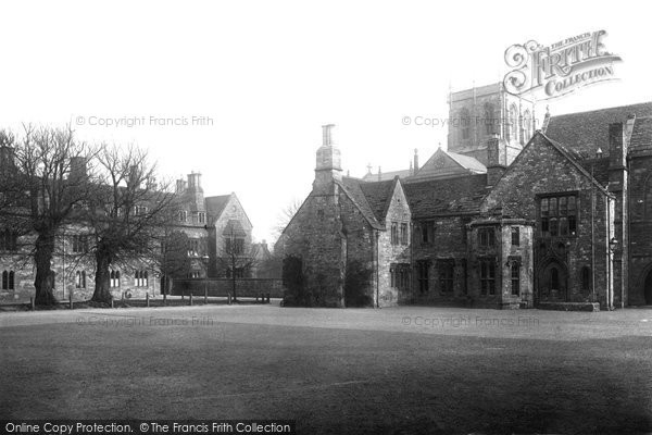 Photo of Sherborne, Kings School Quadrangle 1892