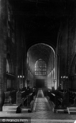 Minster Choir West 1900, Sherborne