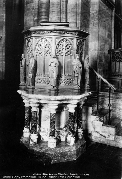 Photo of Sherborne, Minster Pulpit 1900