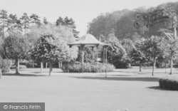 Pageant Gardens. Bandstand c.1955, Sherborne
