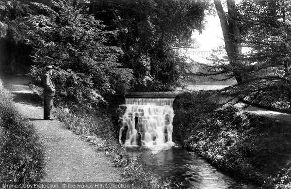 Photo of Sherborne, Park, The Waterfall 1904