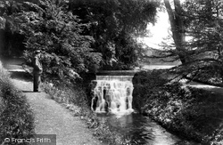 Park, The Waterfall 1904, Sherborne