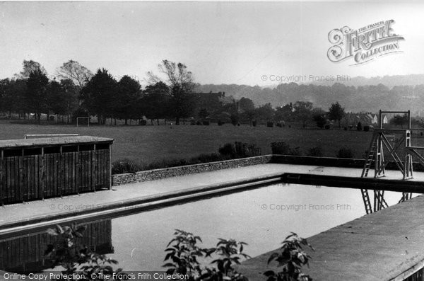 Photo of Sherborne, School For Girls, Playing Fields And Swimming Pool c.1955