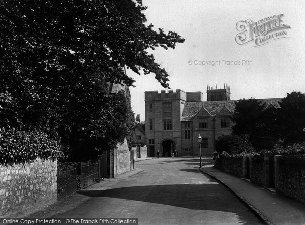 Photo of Sherborne, School Gateway And Lodge 1924