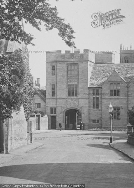 Photo of Sherborne, School Gateway And Lodge 1924