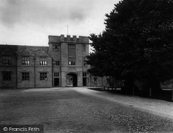 School Gateway From Quad 1924, Sherborne