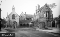St John's Almshouse c.1955, Sherborne