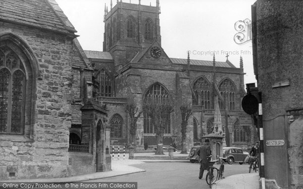 Photo of Sherborne, The Abbey And Almshouses c.1950