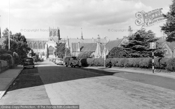 Photo of Sherborne, The Abbey From Digby Road c.1960