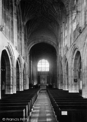 The Abbey Interior c.1955, Sherborne