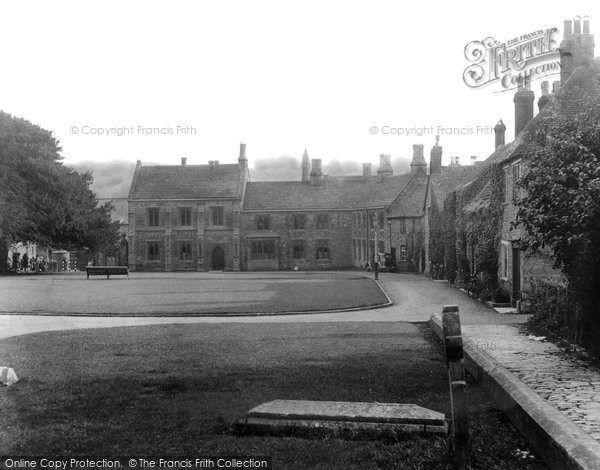 Photo of Sherborne, The Abbey Quadrangle c.1955