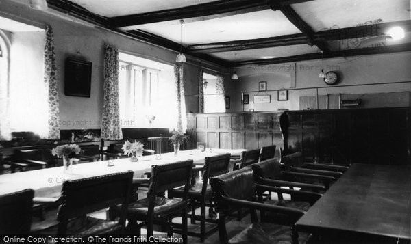 Photo of Sherborne, The Almshouses Dining Room c.1960
