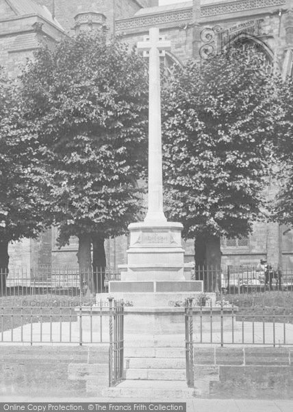 Photo of Sherborne, War Memorial 1924