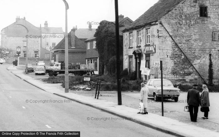 Photo of Sherburn In Elmet, Bus Stop, Finkle Hill c.1965