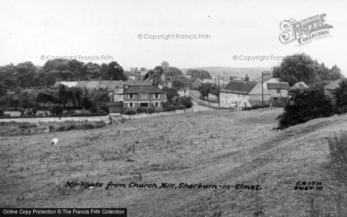 Photo of Sherburn In Elmet, Kirkgate From Church Hill c.1955