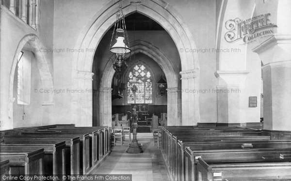 Photo of Shere, Church Interior 1902