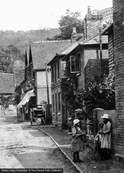 Photo of Shere, Girls With Hoops In The Village 1903