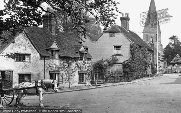Photo of Shere, Horse And Cart In The Village 1921