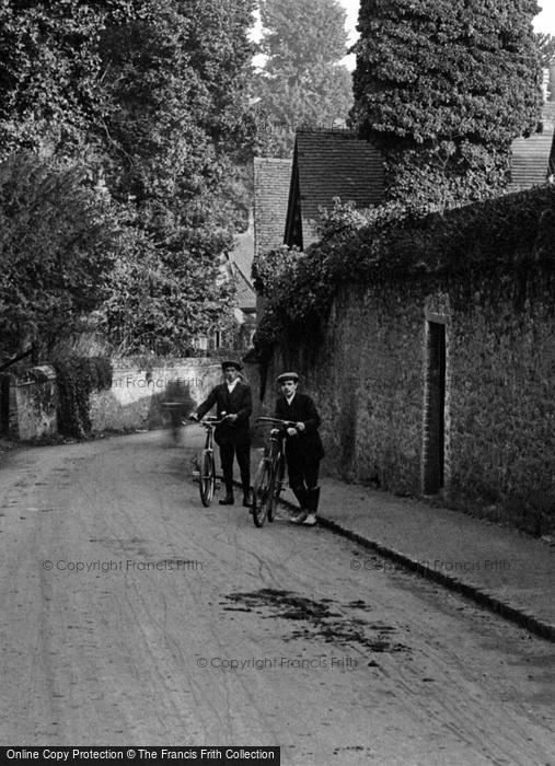Photo of Shere, Men With Bicycles 1911