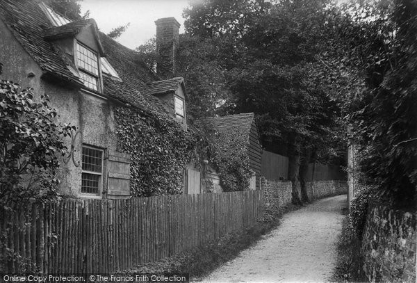 Photo of Shere, Mrs Allingham's Cottage 1913