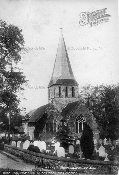 Photo of Shere, St James Church 1902