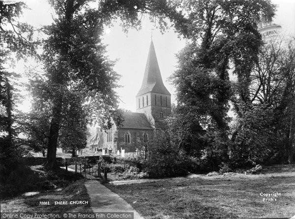 Photo of Shere, St James' Church 1921
